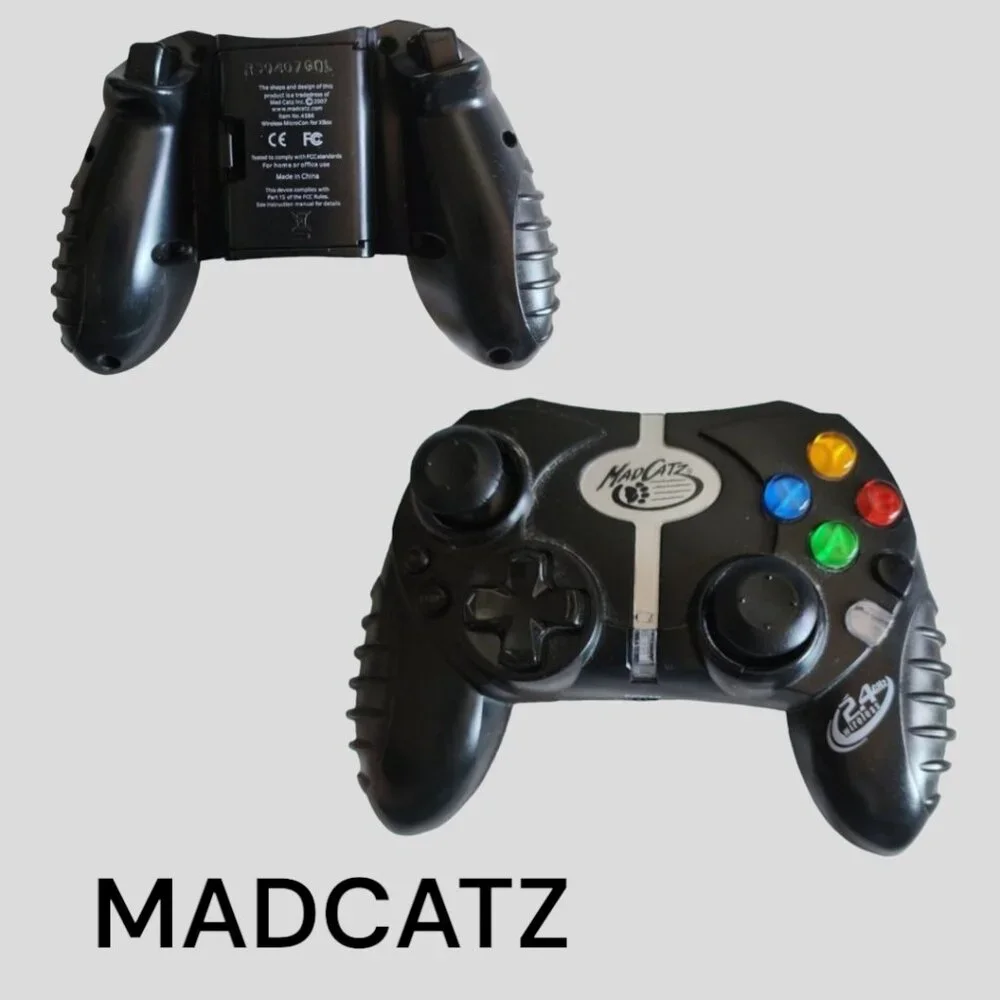 XBOX 4 Controllers and 1 Cord Various Styles.